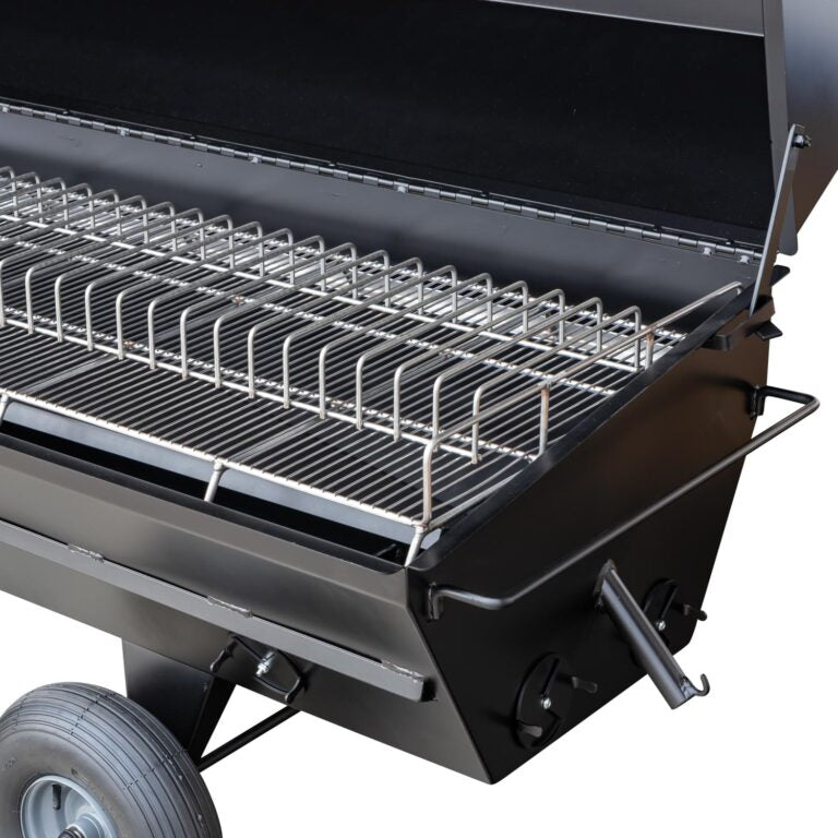 PR72T 72″ Charcoal Pig Roaster Trailer Options: