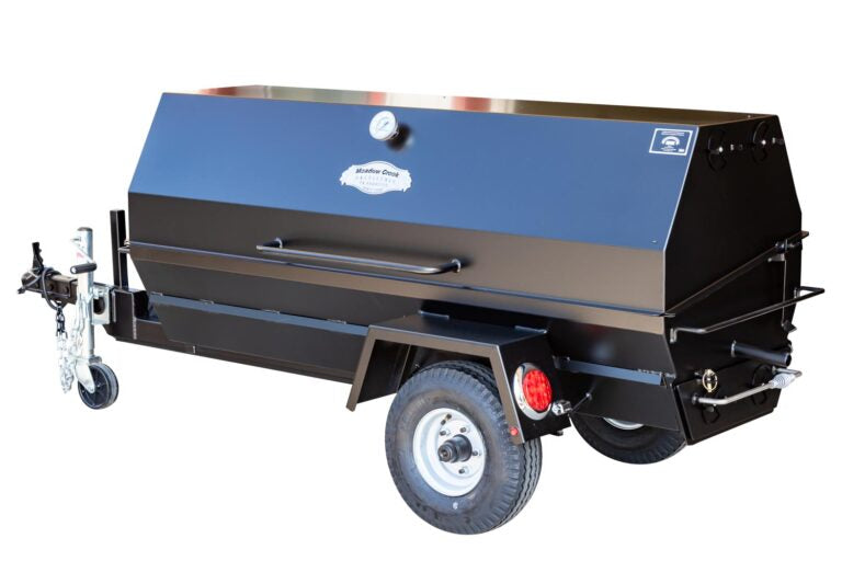 PR72T 72″ Charcoal Pig Roaster Trailer Options: