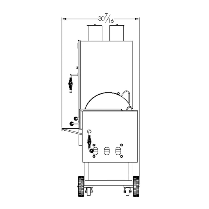 Old Country BBQ All-American Angus BBQ Smoker