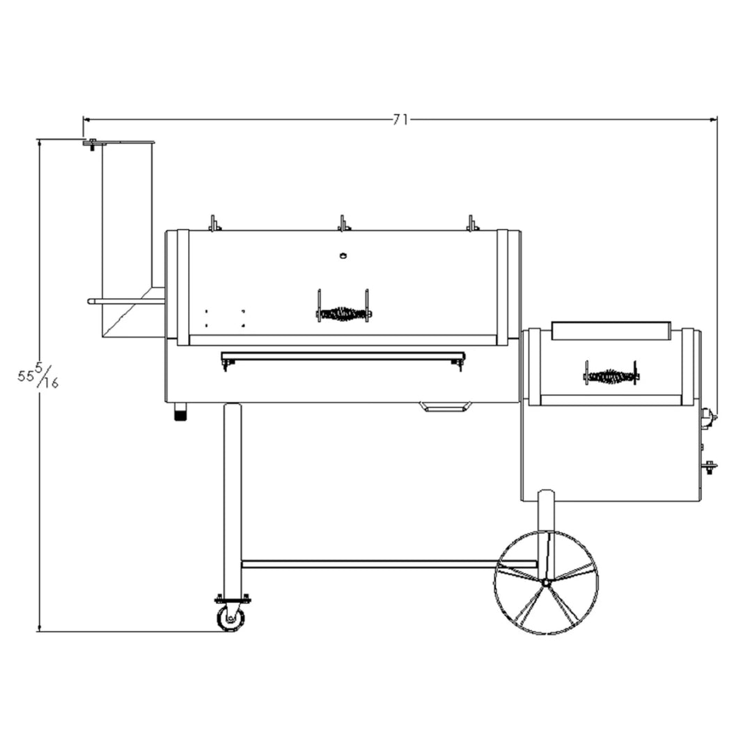 Old Country BBQ Pits Brazos BBQ Smoker