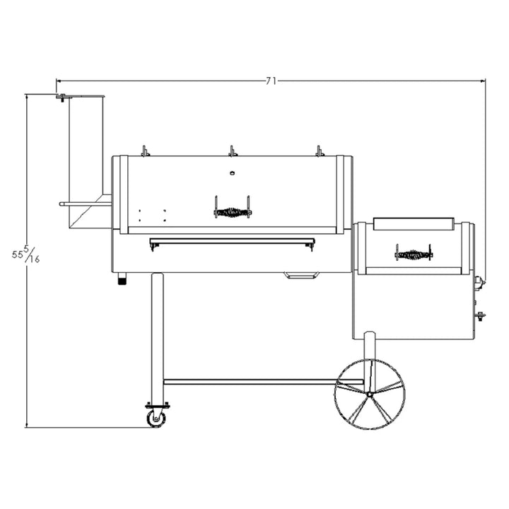 Old Country BBQ Pits Brazos BBQ Smoker