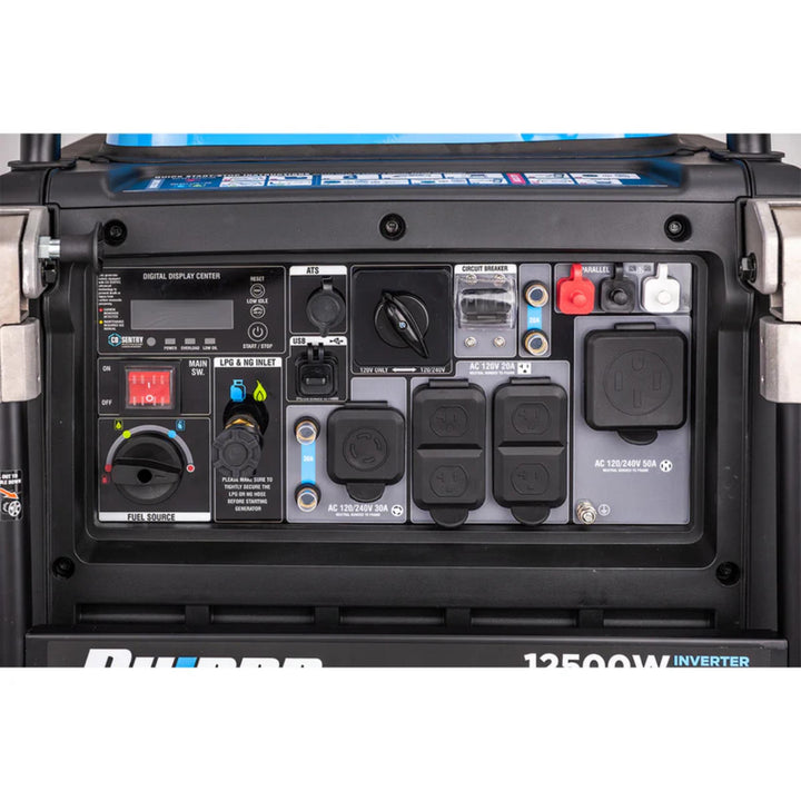 12,500 Watt Tri-Fuel Inverter Generator with Remote Start