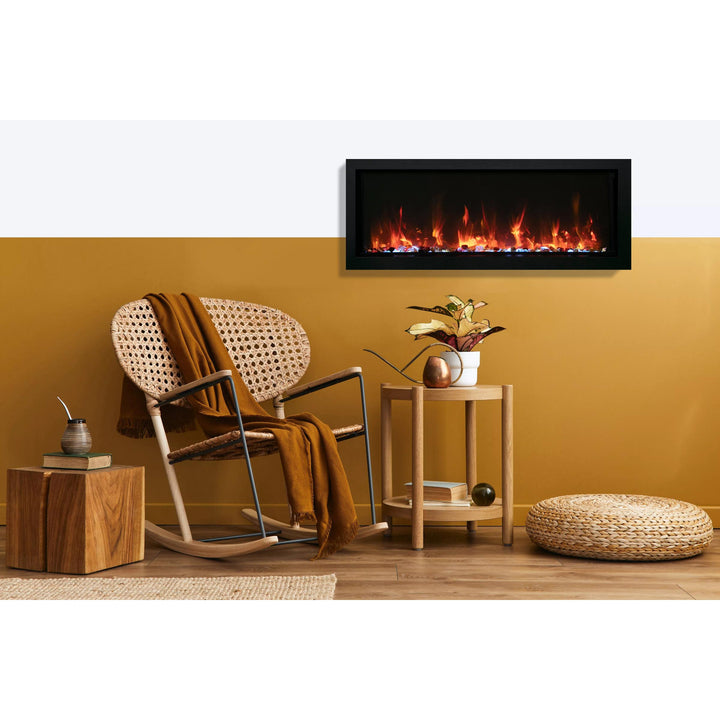 Amantii Panorama BI Extra Slim 50" Lumina Electric Fireplace