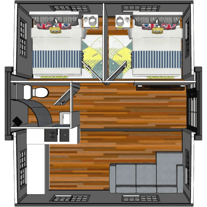 Bastone Mobile Expandable Prefabricated House