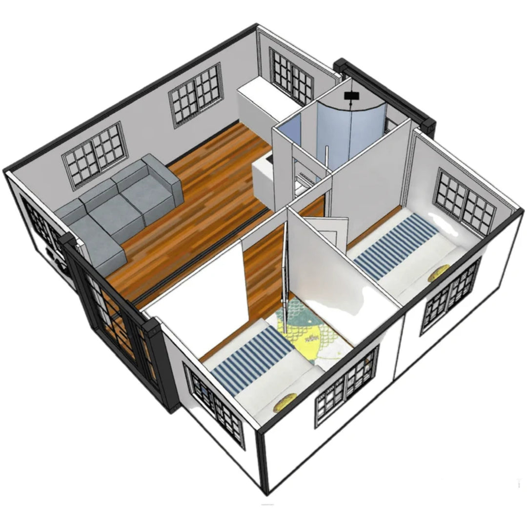 Bastone Mobile Expandable Prefabricated House