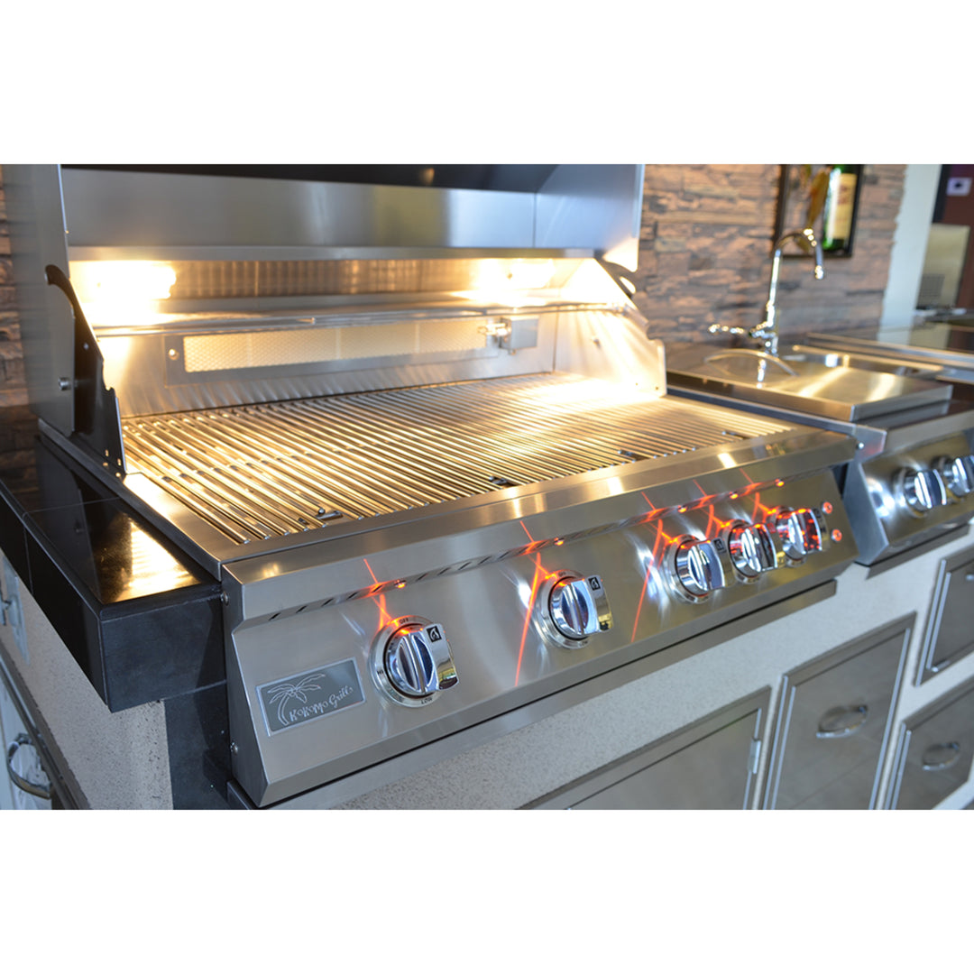 Professional KoKoMo 4 Burner Grill (Built-In)