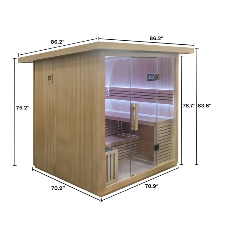Revive 6 Person Traditional Sauna