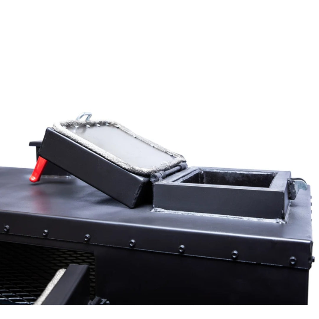 Insulated Gravity-Fed BBQ Smoker