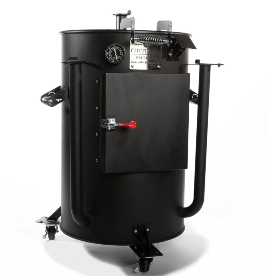 The Harvester Premium Drum BBQ Smoker