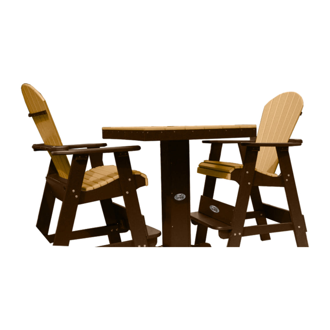 Buck Stove 42" Square Pub Table Set