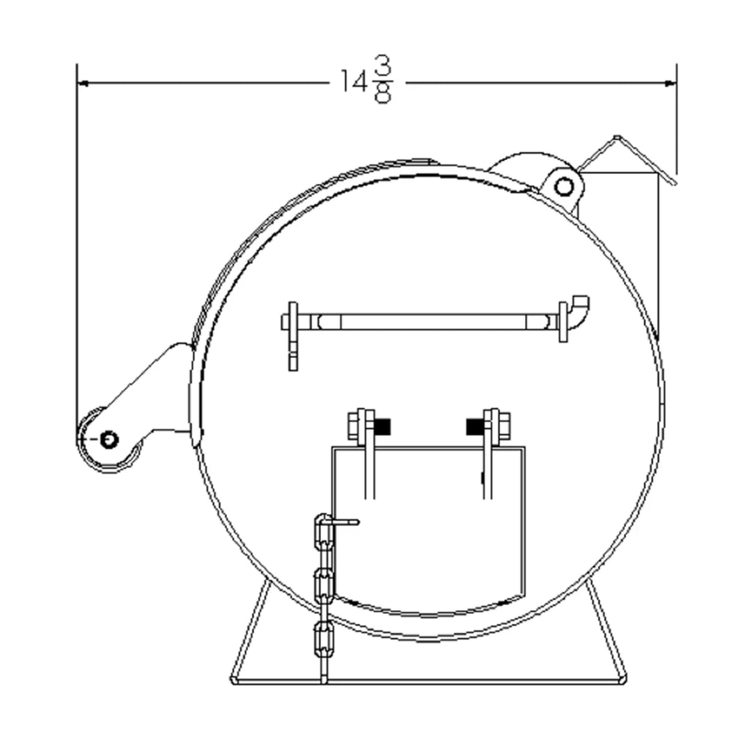 Old Country BBQ Fuego Portable Tabletop Grill