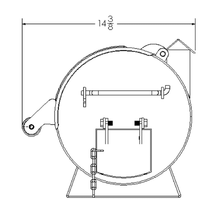 Old Country BBQ Fuego Portable Tabletop Grill