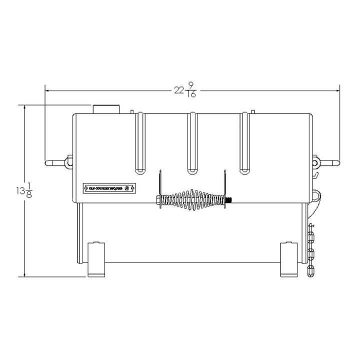 Old Country BBQ Fuego Portable Tabletop Grill