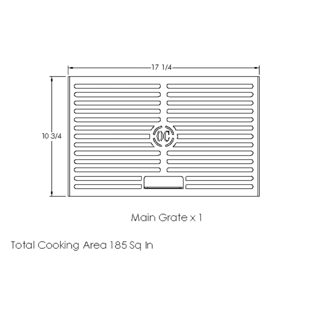 Old Country BBQ Fuego Portable Tabletop Grill