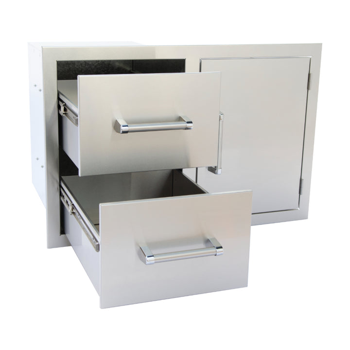 KoKoMo Two-Drawer/Door Combo – Built-In Kitchen Component