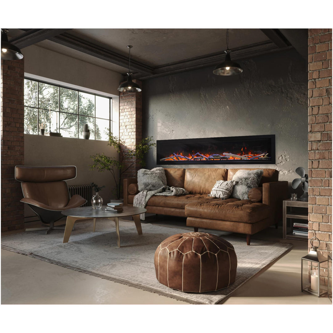 Amantii Symmetry Lumina 60" Smart Electric Fireplace