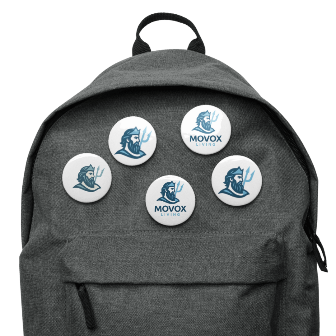 Movox Living Set of 5 Pin Buttons