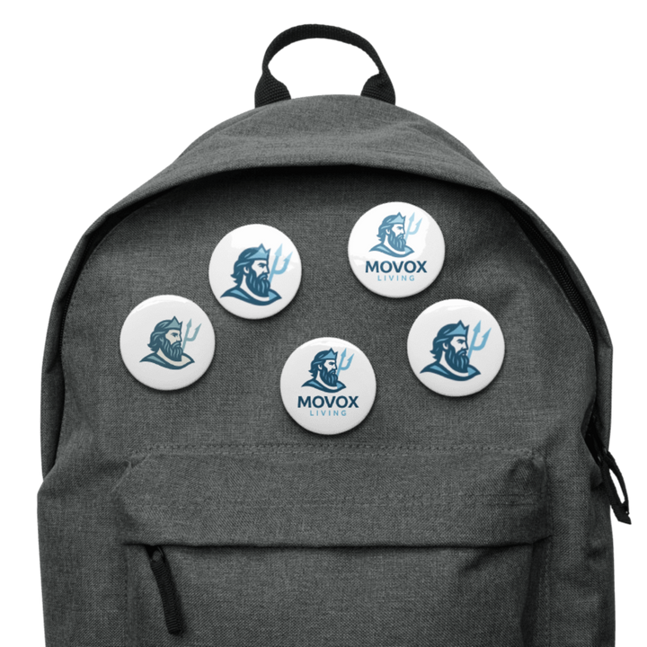 Movox Living Set of 5 Pin Buttons