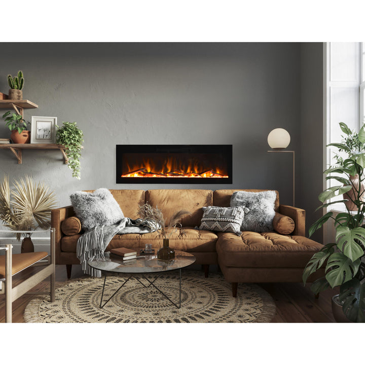 Fire & Ice by Amantii – Evolution Linear Electric Fireplace – 36", 42", 50" & 60" (WiFi)