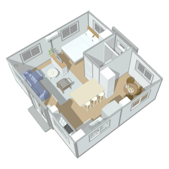 Bastone Mobile Expandable Prefabricated House