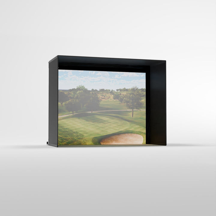 Carl’s Place Pro Golf Simulator Enclosure – Premium Golf Impact Screen