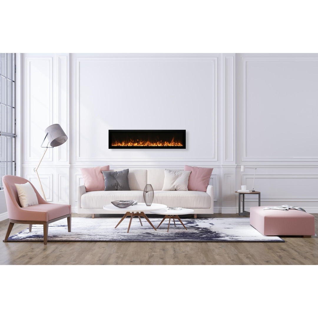 Amantii Symmetry Xtra Slim 60" Electric Fireplace