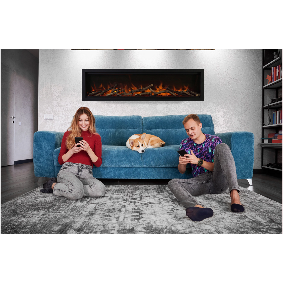 Amantii Symmetry Lumina 50" Smart Electric Fireplace