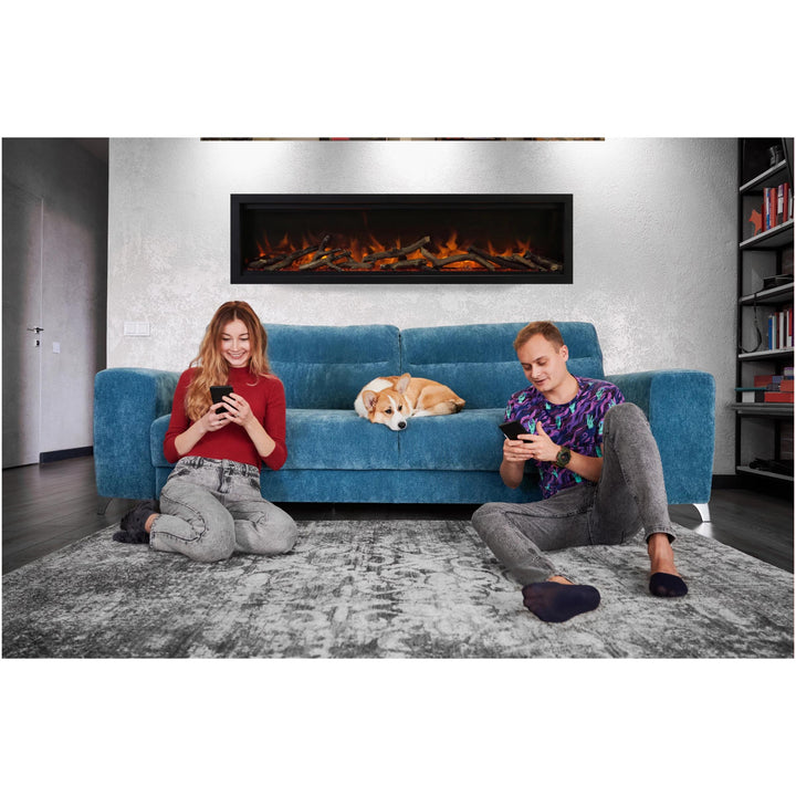 Amantii Symmetry Lumina 60" Smart Electric Fireplace