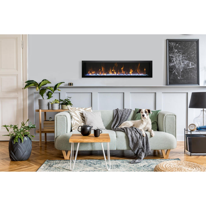 Amantii Symmetry Xtra Slim 60" Electric Fireplace