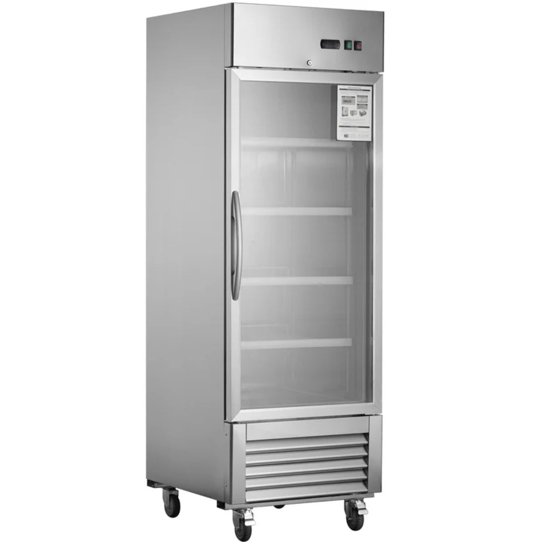 27" Commercial Glass Door Refrigerator – 19 cu. ft.