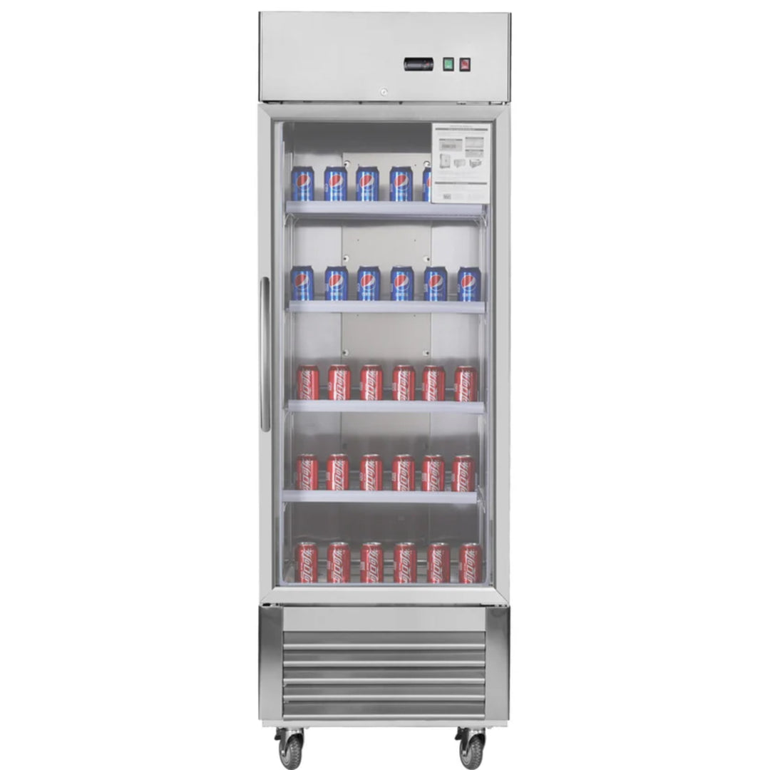 27" Commercial Glass Door Refrigerator – 19 cu. ft.