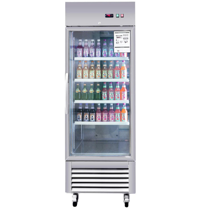 27" Commercial Glass Door Refrigerator – 19 cu. ft.