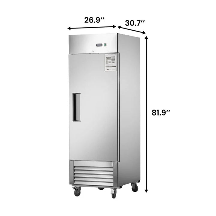 27" Commercial Reach-In Freezer – 19 cu. ft.