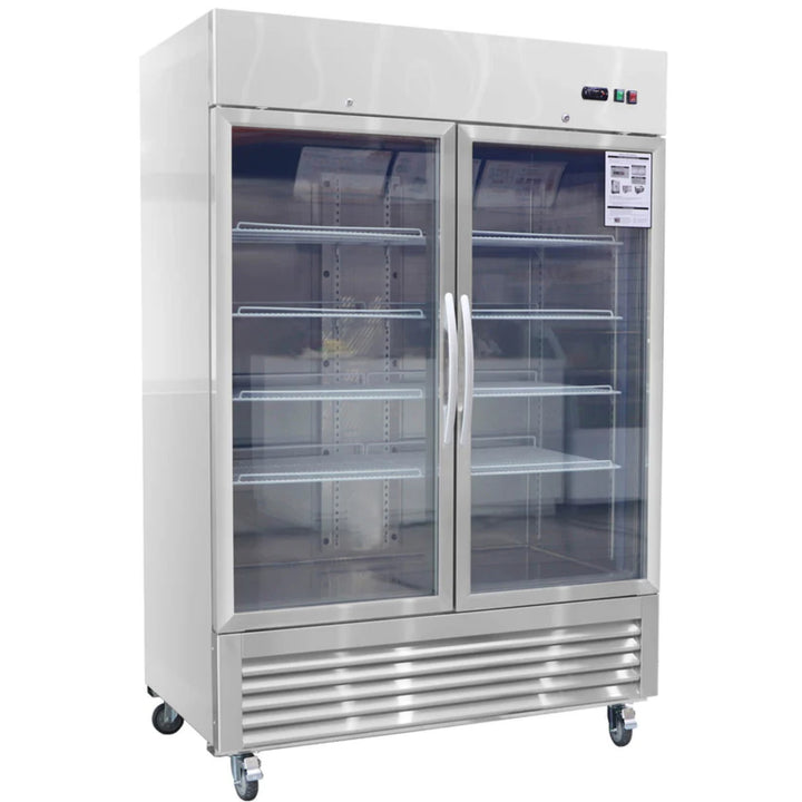 54" Commercial Glass Door Refrigerator – 42 cu. ft.