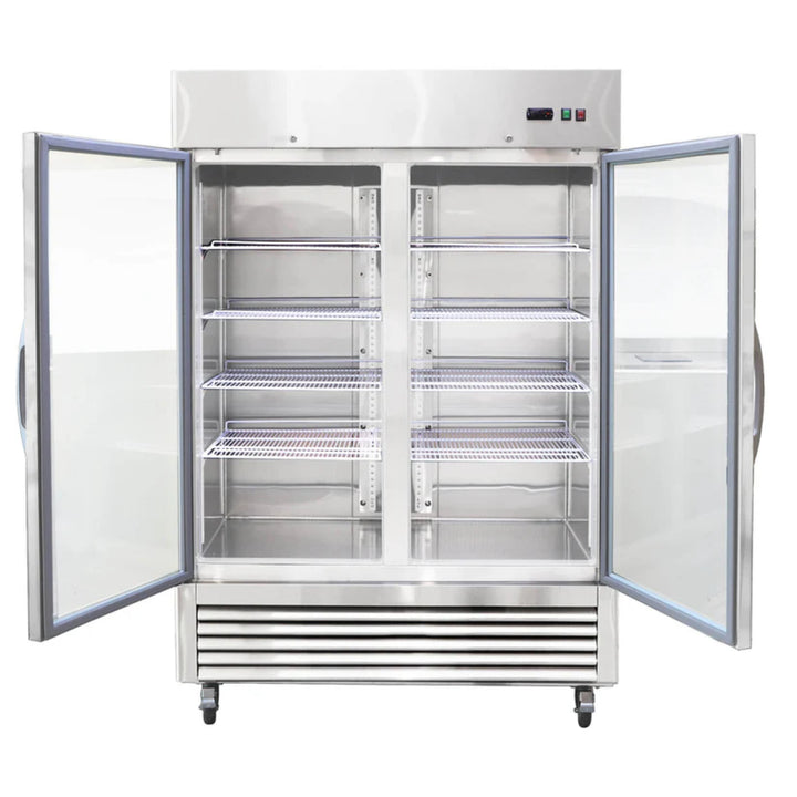 54" Commercial Glass Door Refrigerator – 42 cu. ft.