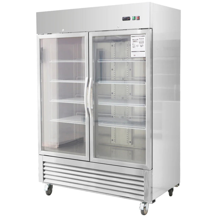 54" Commercial Glass Door Refrigerator – 42 cu. ft.