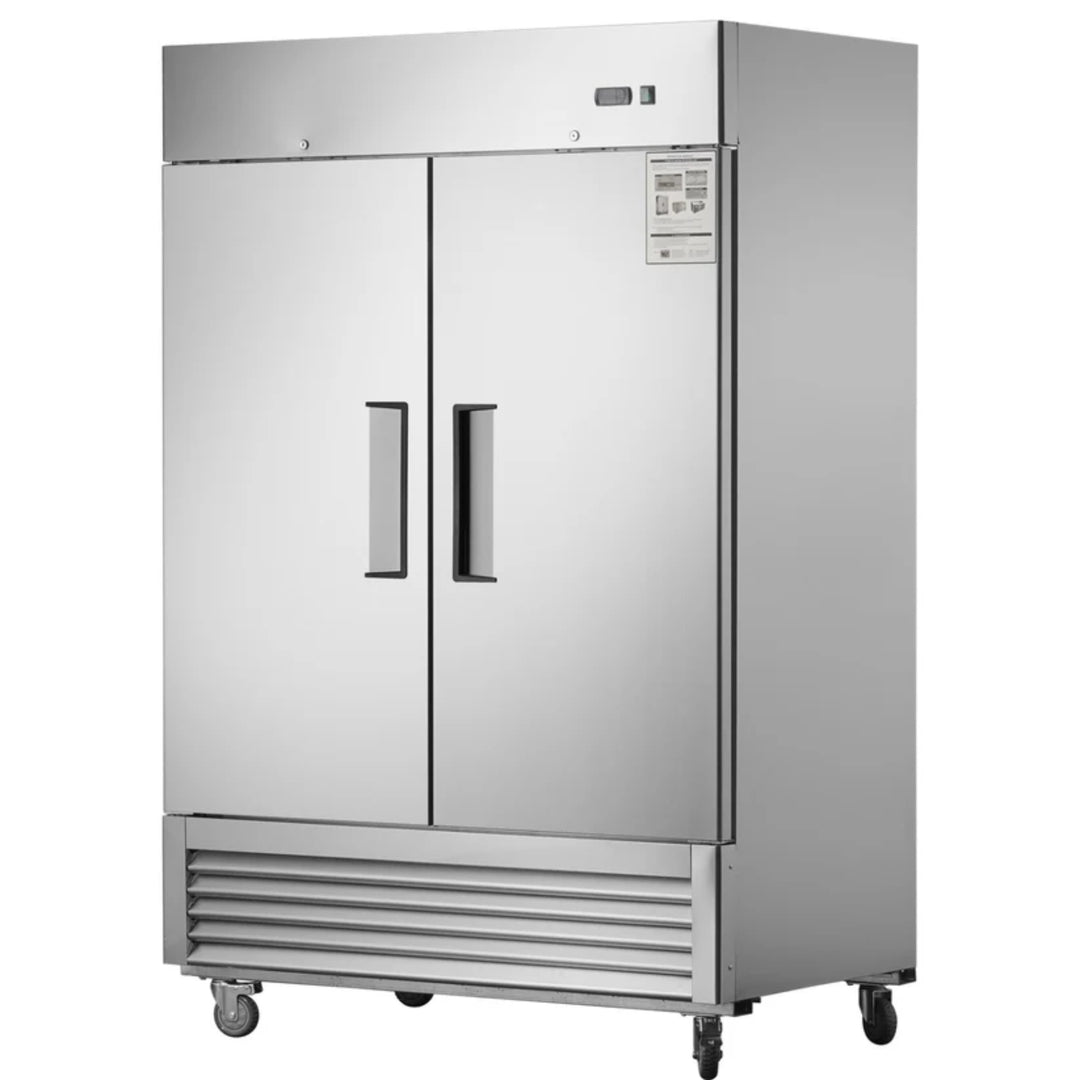 54" Commercial Freezer – 42 cu. ft. Double Solid Door
