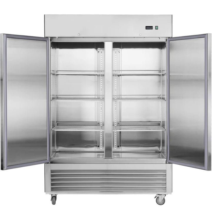 54" Commercial Freezer – 42 cu. ft. Double Solid Door