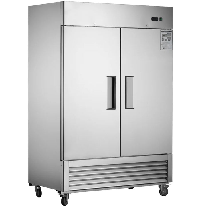 54" Commercial Freezer – 42 cu. ft. Double Solid Door