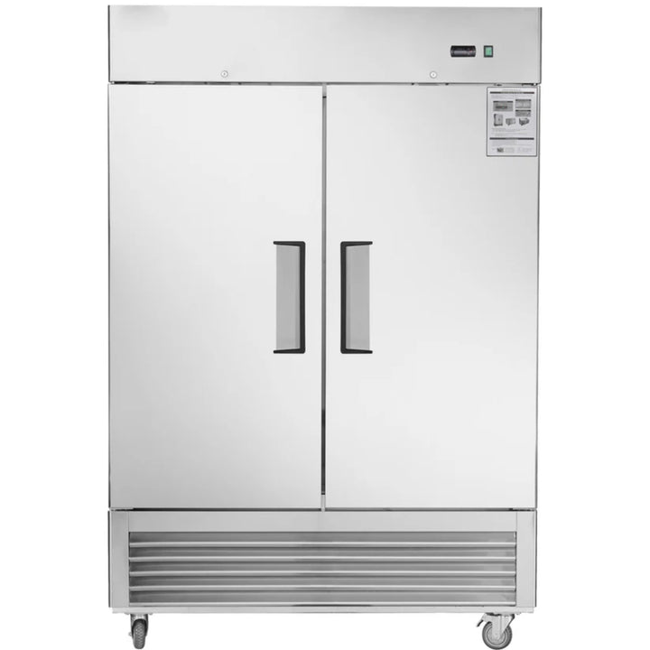 54" Commercial Freezer – 42 cu. ft. Double Solid Door