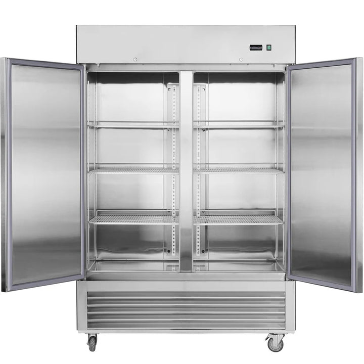 54" Commercial Refrigerator – 42 cu. ft. Double Solid Door