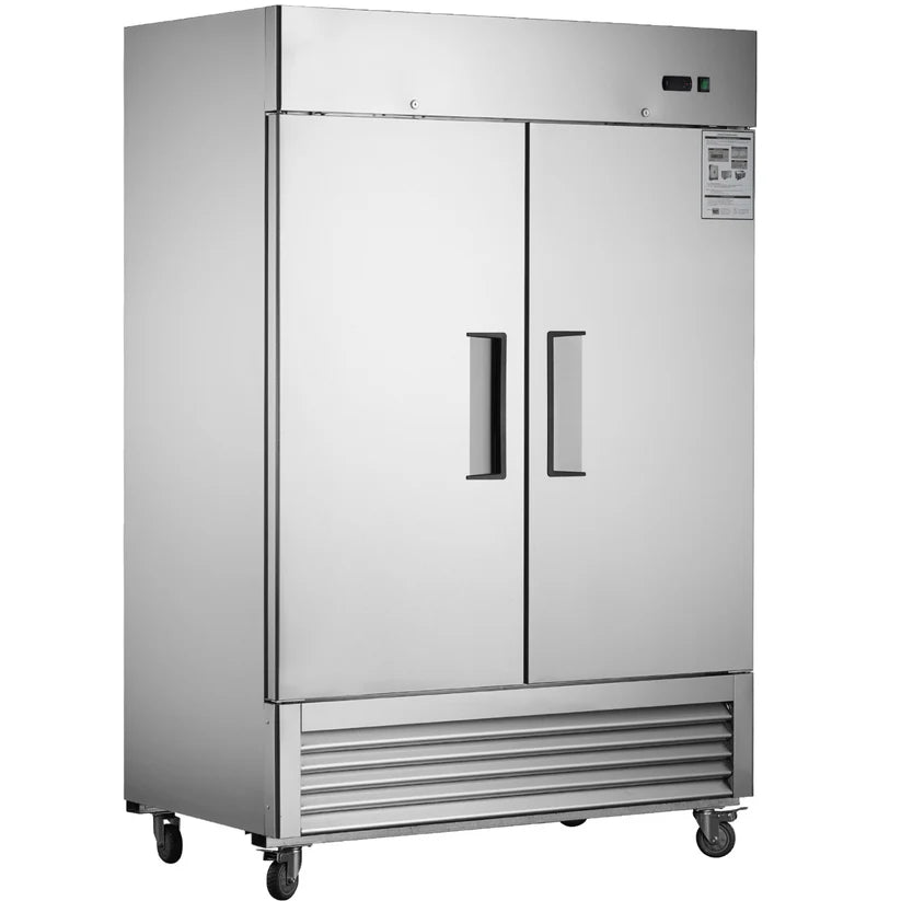 54" Commercial Refrigerator – 42 cu. ft. Double Solid Door